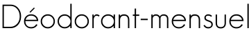 Déodorant-mensuel